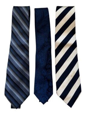 Bundle-Men's Silk Ties Brands: Stafford, Dockers, Saxony Multicolors